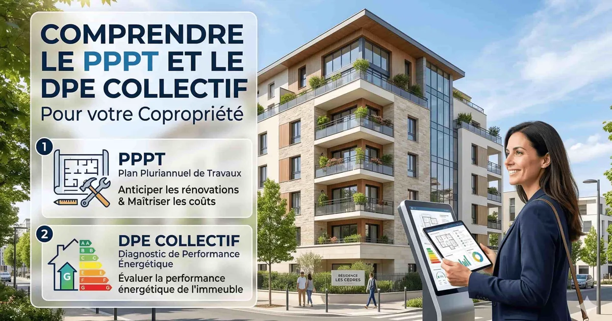 Illustration du guide Ronald26 : PPPT et DPE collectif : quelles obligations pour les copropriétés ?