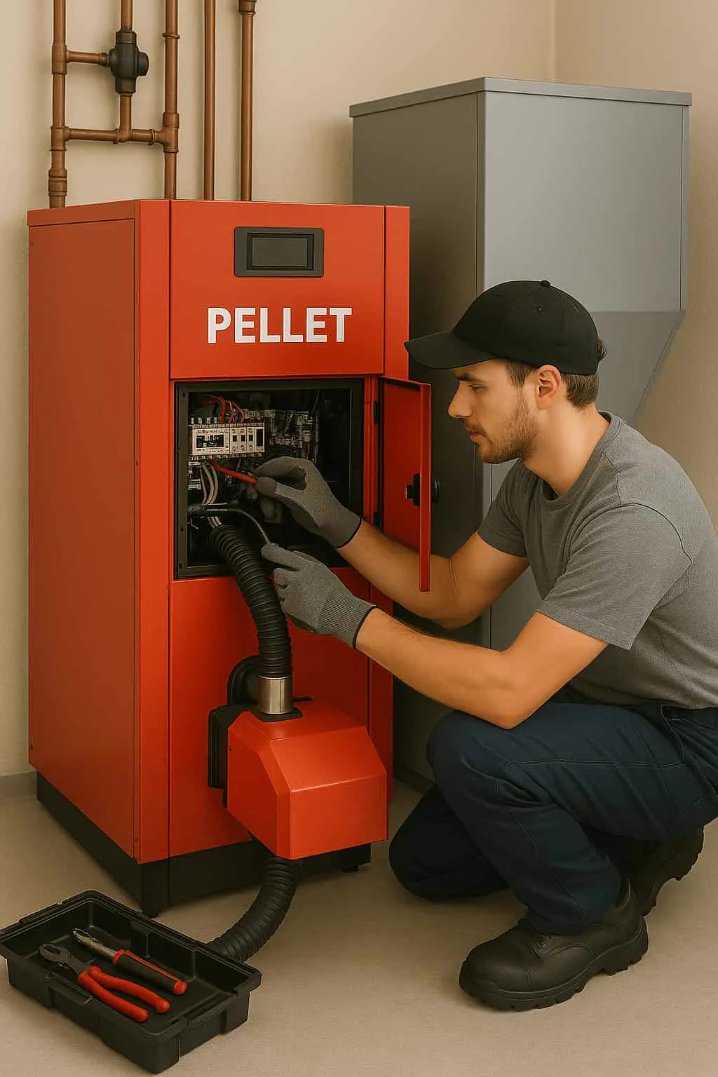 Entretien et maintenance d'une chaudiére à granulé